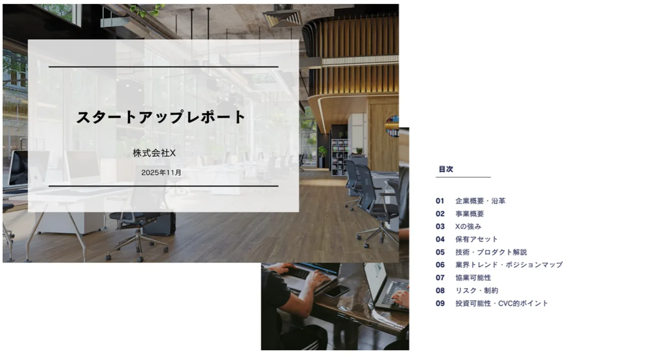 2. スタートアップリサーチ&紹介